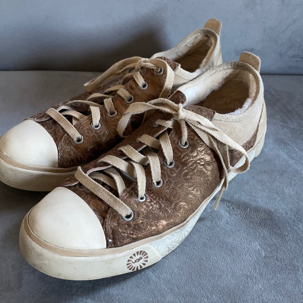 Ugg fur lined sneakers